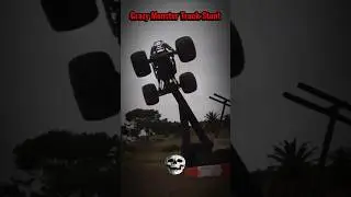 Crazy monster truck stunt    ||    #unique #madmax #sports #shorts #jump #monstertruck