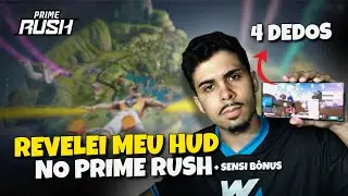 Vazei Meu HUD de 4 Dedos no Prime Rush (AGORA TODO MUNDO VAI SABER!) 😱 #primerush
