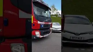 High Wycombe fire appliance rescue pump turnout!