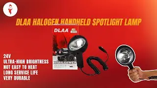 DLAA High Power Halogen Handheld Spotlight Lamp 24v 70w