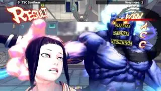 USF4 @ NLBC #147 - TSC Santhrax vs Kreymore [720p/60fps]