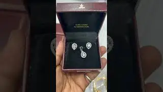 REAL SILVER AND SWAROSKI EARRINGS PENDANT SET #indianjewelry #kundanjewelry #jewelrylive