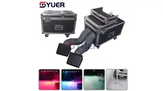 YUER&trade;️ Double head 3000w Water Fog Haze Machine