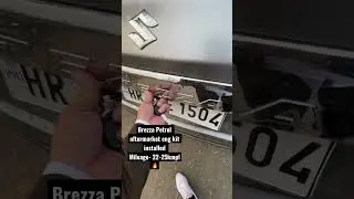 Brezza Petrol aftermarket cng kit installed Mileage- 22-25kmpl | Comment Your Opinion 💬