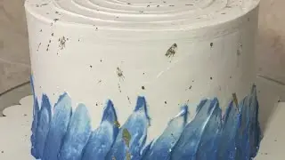 Bolo Chantininho / Fácil / Prático / Azul / Espatulado / Quick and practical Chantininho cake