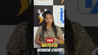 RRB PO & SO Mock Interview FREE 🔥| Online & Offline | Banking Interview Preparation | #shorts