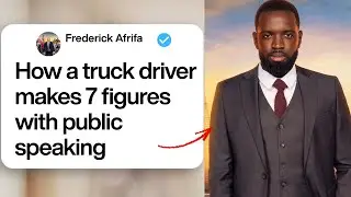 How to OVERCOME the fear of public speaking (A free masterclass) |  Frederick Afrifa