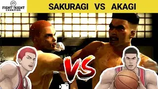 Sakuragi vs Akagi (Slam Dunk) | Fight Night Champion PS3