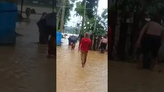 Flood || heavy rain at Manu bankul  area #shortvideo #viralvideo #viralplace #sabroomsouthtripura