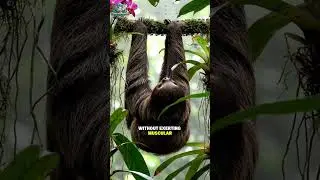 The Sloth's Death Grip Hanging On Forever #SlothFacts #AnimalGrip