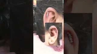 Helix piercing#piercingworks #piercingjewelry #piercing #piercingstudio #vlog #viralreels
