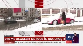 Peste 1.100 de muncitori  au împrăştiat material antiderapant pe străzile din Capitală