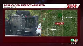 Armed man in standoff shoots drone before surrendering, Sacramento sheriff says