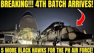 Срочно!!! Прибыла четвёртая партия! Ещё 5 Black Hawk для ВВС Филиппин!
