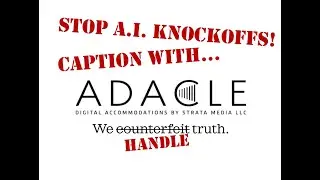 ADACLE Doesn't Counterfeit Truth. ADACLE Handles Truth.