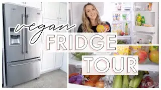 WHAT'S IN MY VEGAN FRIDGE ? | Fridge + Freezer Tour