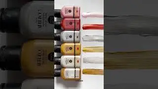 ARTDECO Metallic Set #aesthetic #metallicset #artdeco #acrilicpainting #akrilikboya