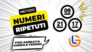 Metodo dei Numeri Ripetuti per Ambata, Ambo e Terno