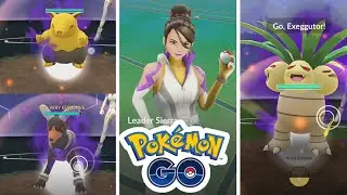 Beating Sierra's shadow Drowzee, shadow Exeggutor and shadow Houdoom