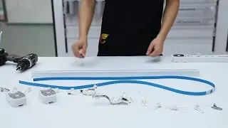 Step-by-Step Guide: How to assemble smart motorized curtain track system #curtaintrack #smarthome 