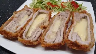 How to Make Cheese Pork Cutlet ! Korean Street Food at Home ! Korean Cheese Tonkatsu
