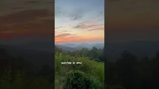 #sunrise in #wnc never gets old #isupportedasheville