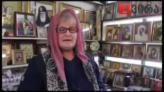 A new myrrh-streaming icon of Saint Gabriel in Tbilisi, Georgia