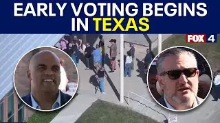 Early voting for 2024 general election kicks off in Texas