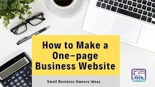 How to Make a One-page Business Website