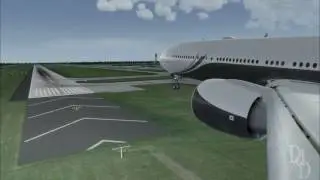 P3D:  B77W PMDG landing at Washington KIAD