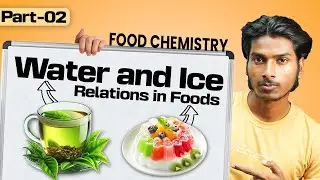 Ice, Bulk Water and Interactions of Water with different solutes | Food chemistry explained