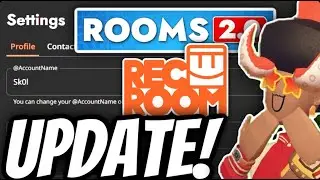 Rec Room's NEW Rooms 2.0 Update & Rec Net Settings UI