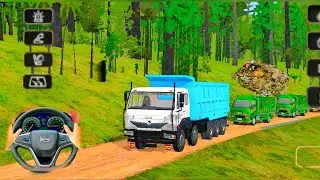 22 wheels tipper truck simulator game play with steering wheel game play unlimited driving game play