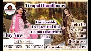 #Deptex Printed Dress material || Contact :- 7060660322 || #resellersarewelcome