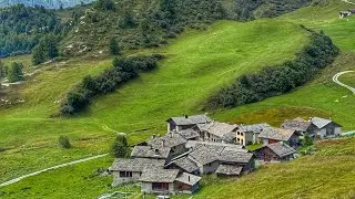 Camminando in Engadina (Svizzera).