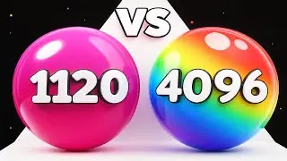 Rubberball Runner 🟡 vs Ball Run 2048 ♾️ ASMR Gameplay Android iOS Ball Run 3D Merge Math WE55