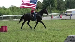 Game Run riding without bridle flag and western 9 13 25