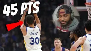 CURRY DROPS 45! Golden State Warriors vs Los Angeles Clippers Highlights