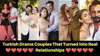 Top 15 Turkish Actors Who Fell In Love On Set || Turkish Actors who married their co-stars.