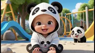 Little Panda Rock Rock Smile | Fun Kids Song | Happy Dance Nursery Rhyme