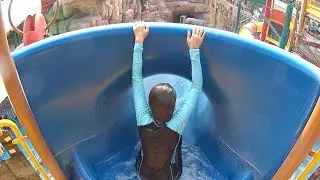 Blue Pond of Life Slide at Amaazia Water Park