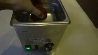 Fruits Cleaning: Removing Wax from Apple using Ultrasonic Cleaner