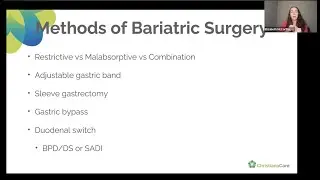 Mini Medical School: Bariatric Surgery