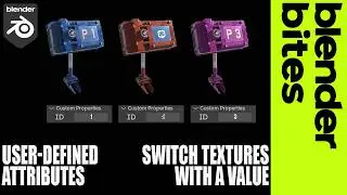 Value-controlled materials with Attributes // Blender Bites #0003