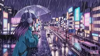Rainy Night Lofi 🌧️ Japanese Neon City | Chillhop Study Beats