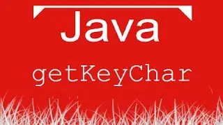Aula de Java 058 - getKeyChar, caracteres do teclado