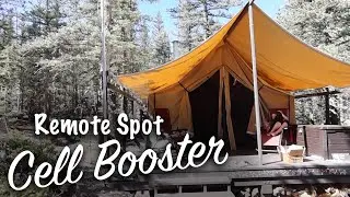 Trying to get Cell Service in remote location - CELL BOOSTER - Spirit Forest - S4 -Ep#67