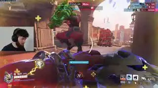 Dafran REINHARD, ROADHOG, DVA COMPETITIVE Gameplay! [ OVERWATCH VOD Replays ]