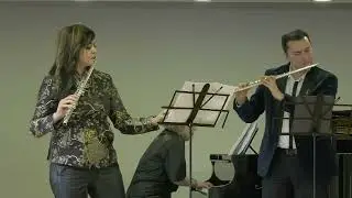 I. Clark &laquo;Curves&raquo; for three flutes and piano, I movement