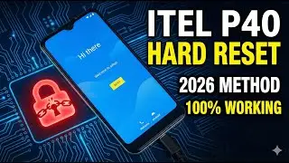 itel P40 Hard Reset 2026 | Pin,Pattern,Password Unlock | itel P662L Factory Reset |